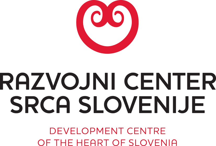 Logotip Razvojnega centra Srce Slovenije