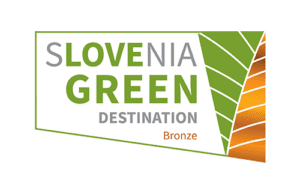 Slovenia destination bronze logo